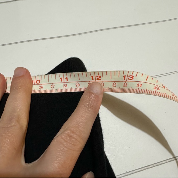 Loft NWT Long Modest Black Hersey Knit Lettuce Hem Midi Skirt Women’s XS‎ Prtite - Picture 5 of 6